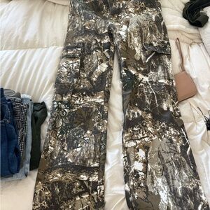 VIP Boyfriend Jeans Brown and Green Relaxed Fit